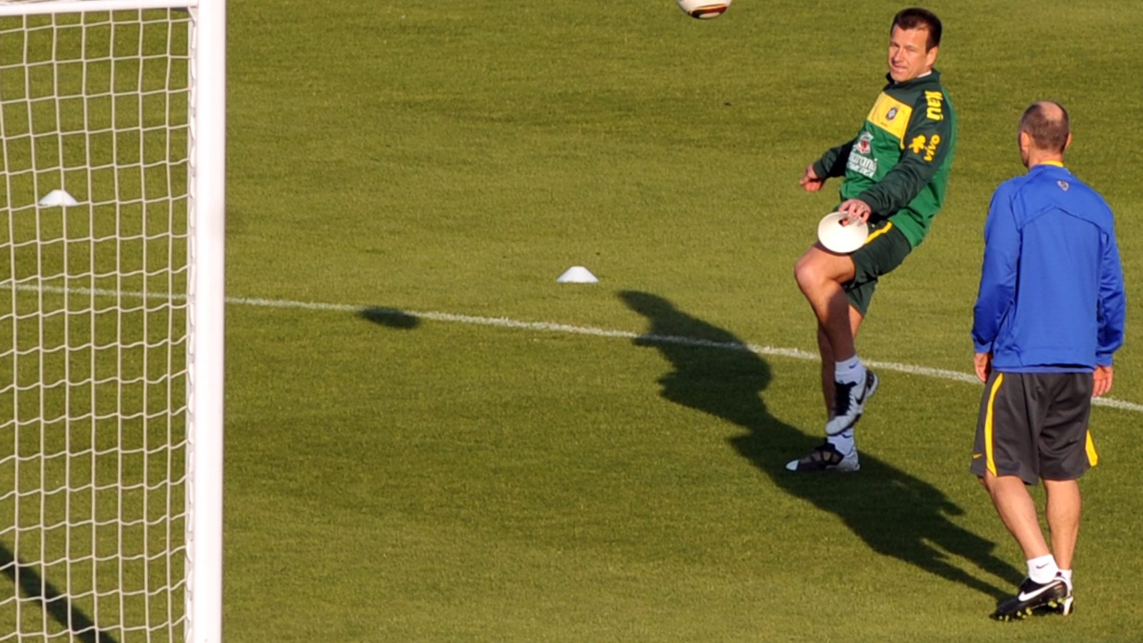 Seleção Brasileira em treino durante preparação para a Copa do Mundo