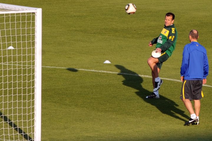 Seleção Brasileira em treino durante preparação para a Copa do Mundo