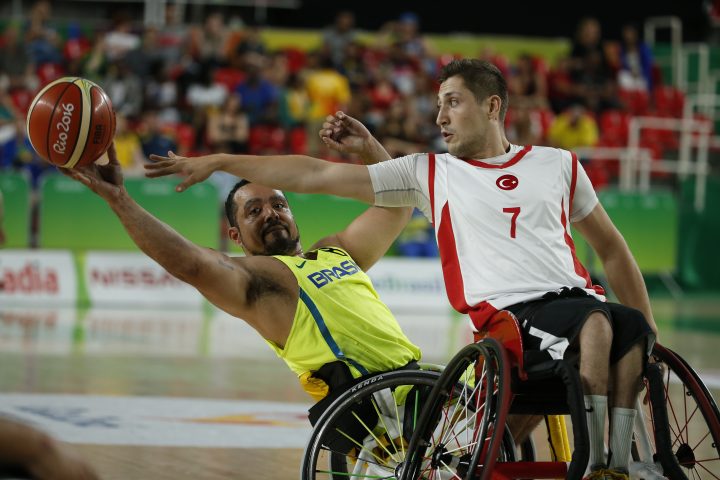 Seleção brasileira de basquete em cadeira de rodas enfrenta a Turquia nos Jogos Paralímpicos Rio 2016; modalidade integra a programação prevista para a Semana Municipal do Paradesporto de Cuiabá.