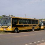 Ônibus do programa federal Caminhos da Escola, utilizado por redes municipais para o transporte de alunos da educação básica (imagem ilustrativa).