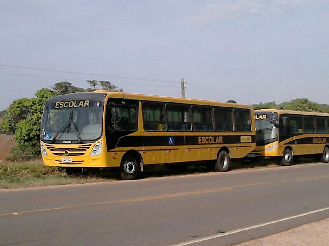 Ônibus do programa federal Caminhos da Escola, utilizado por redes municipais para o transporte de alunos da educação básica (imagem ilustrativa).