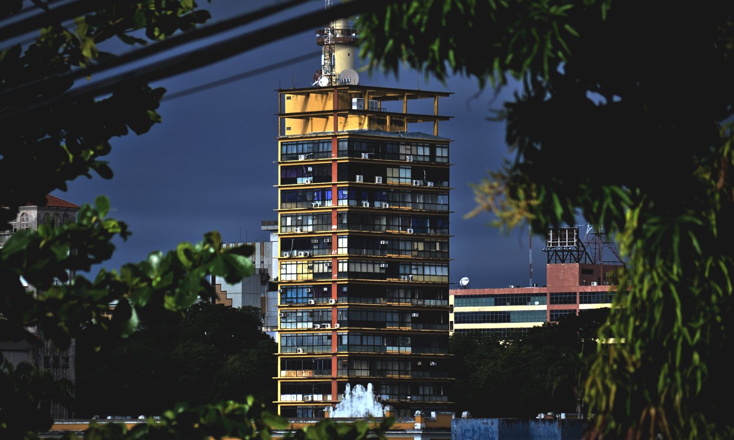 Palácio do Comércio no centro histórico de Cuiabá