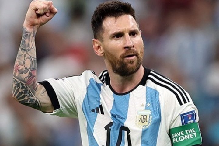 Lionel Messi, capitão da Argentina