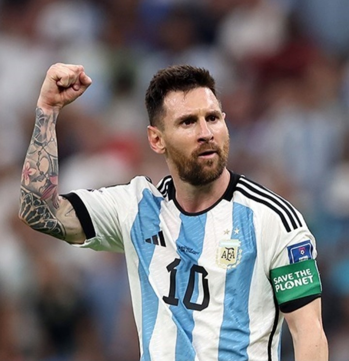 Lionel Messi, capitão da Argentina