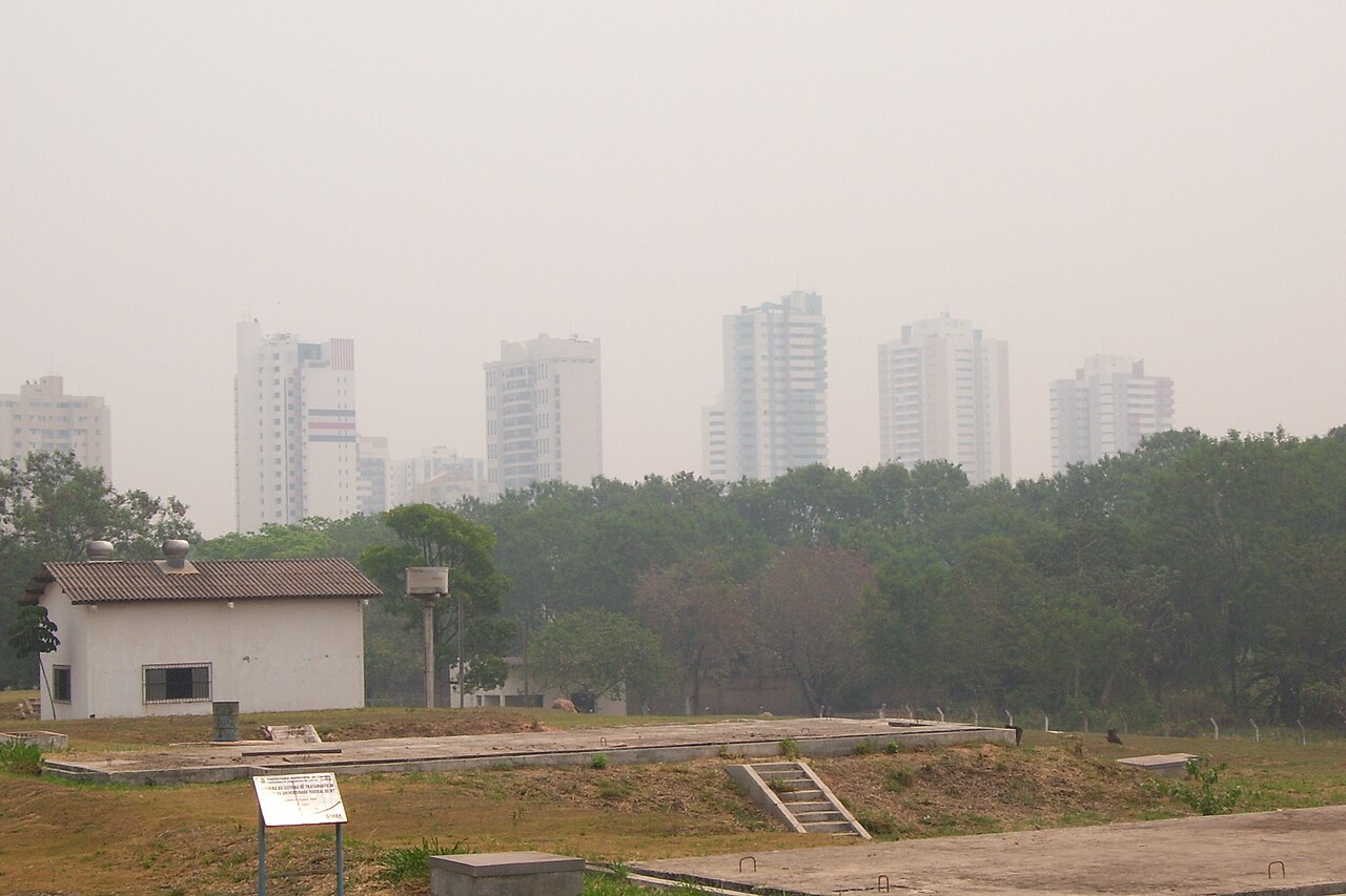 Vista da cidade de Cuiabá (MT).