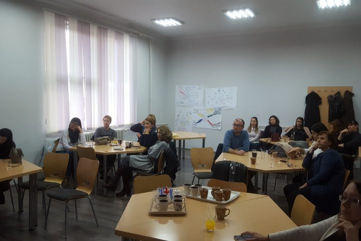 Sala de curso de qualificação profissional