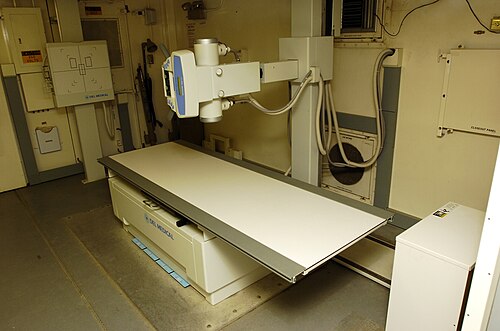 Sala de raio-X em hospital