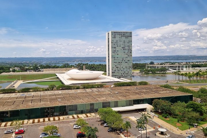 Palácio do Congresso Nacional visto do Anexo IV