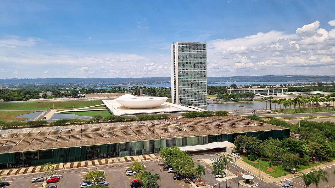 Palácio do Congresso Nacional visto do Anexo IV