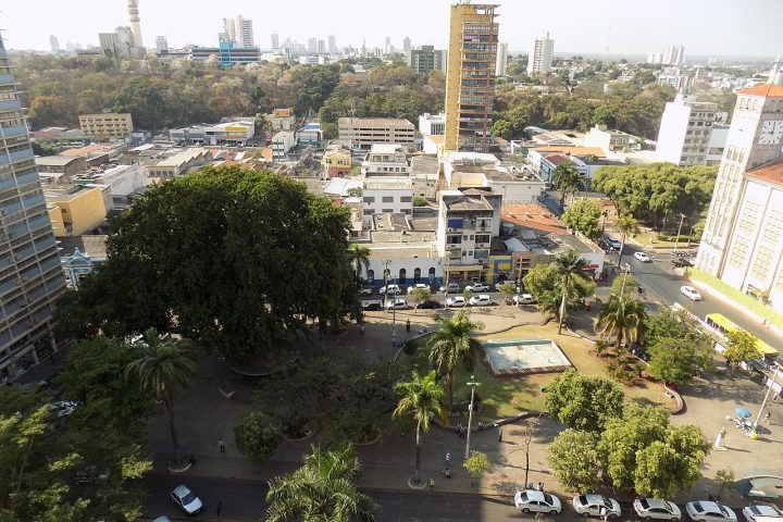 Vista aérea de Cuiabá - área central