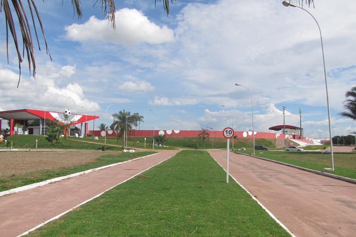 Estádio do Sinop Futebol Clube, em Sinop (MT)