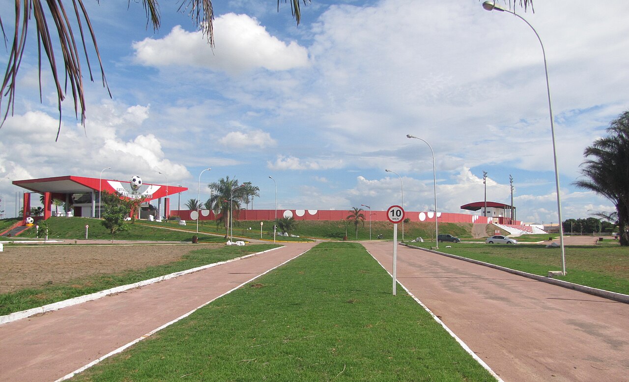 Estádio do Sinop Futebol Clube, em Sinop (MT)