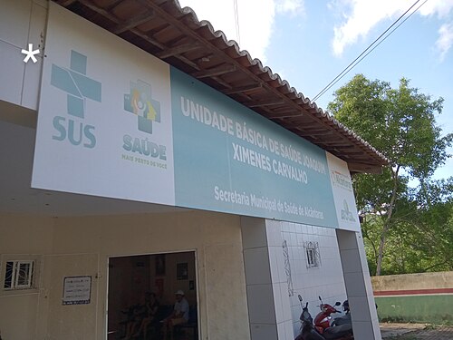Fachada de Unidade Básica de Saúde do SUS