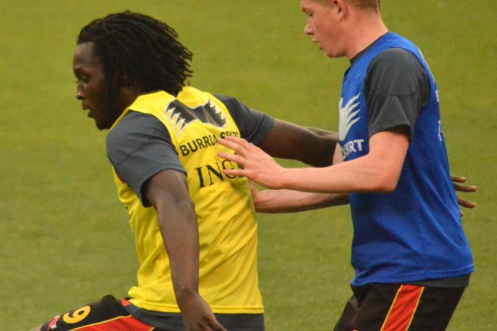 Romelu Lukaku e Kevin De Bruyne, da seleção da Bélgica