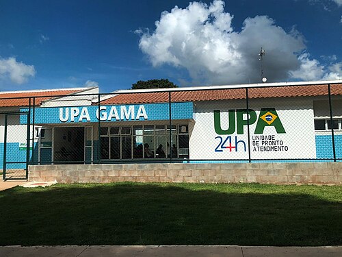 Fachada de Unidade de Pronto Atendimento (UPA)