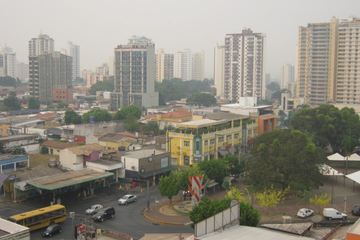 Vista da cidade de Cuiabá, em Mato Grosso