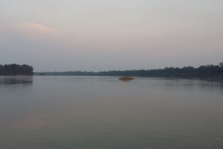Fim de tarde no Rio Teles Pires, em Mato Grosso
