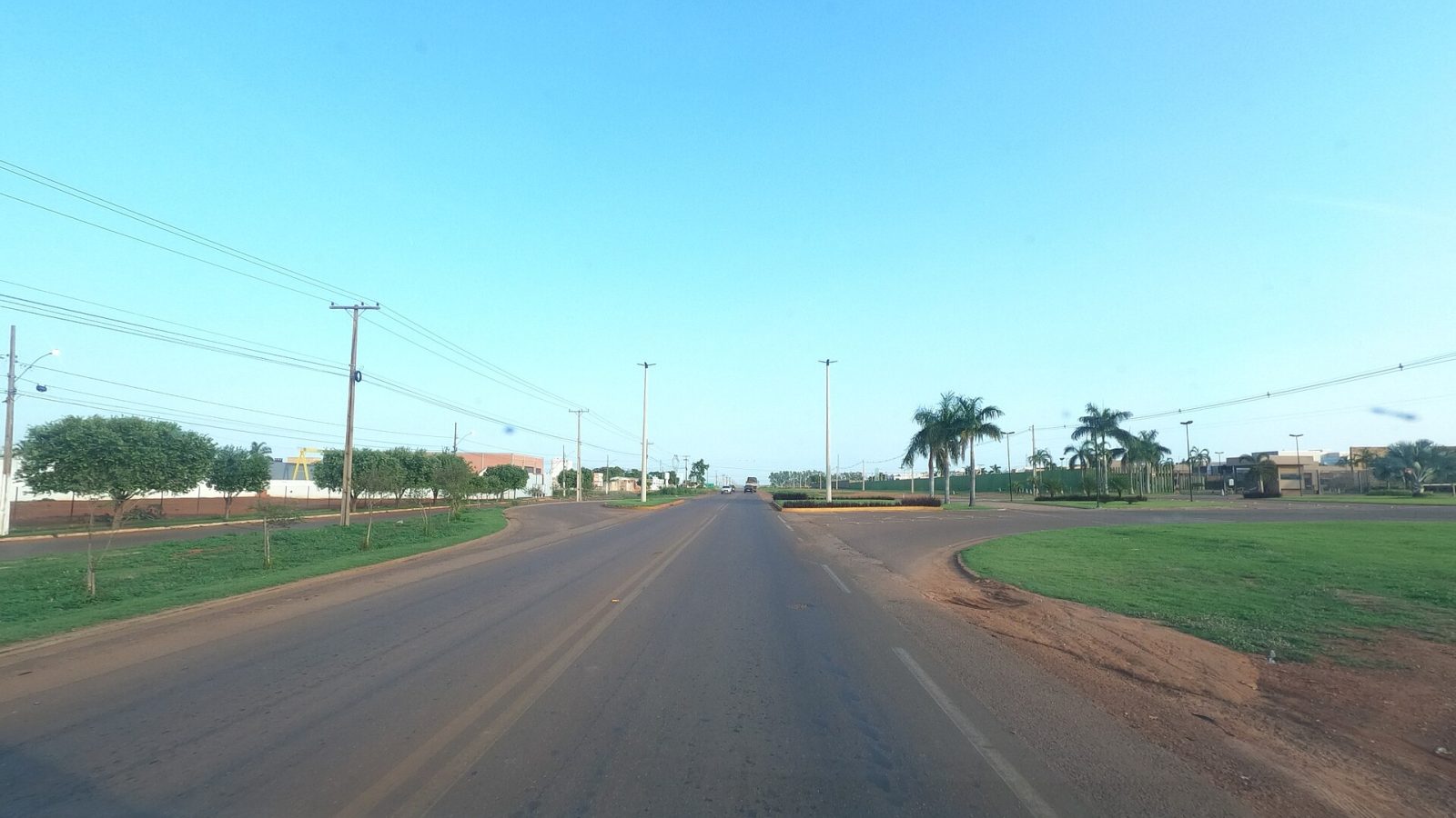 Via urbana de Rondonópolis, em Mato Grosso