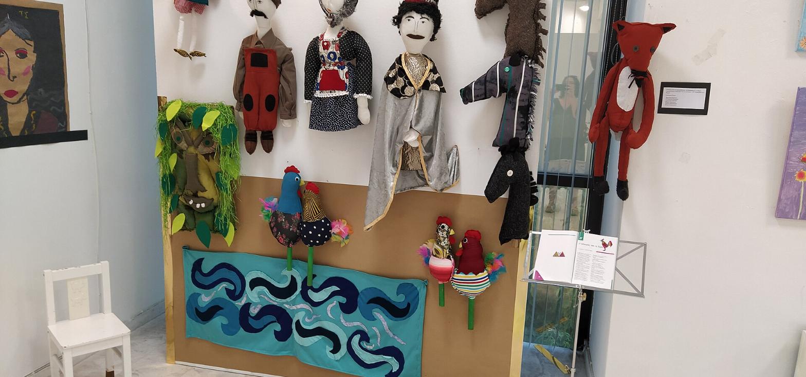 Fantoches de teatro infantil