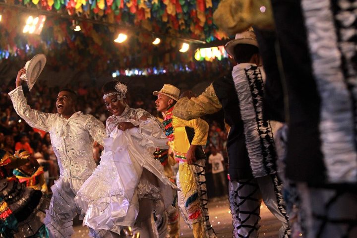 Festa popular em Salvador Bahia
