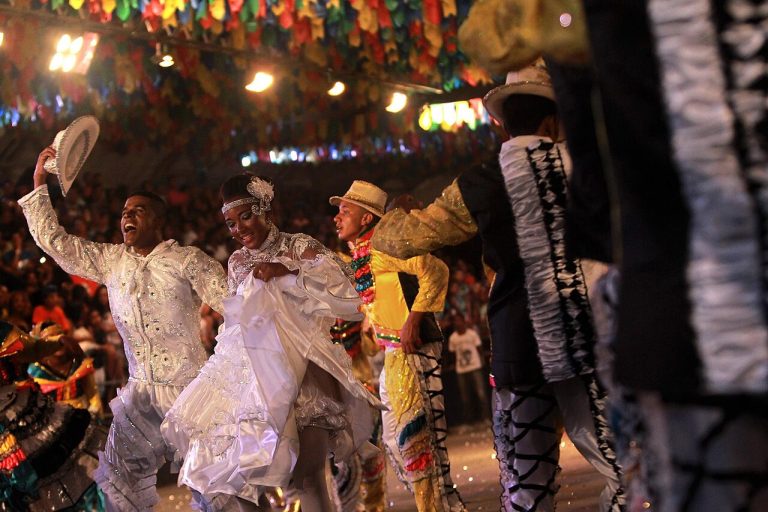Festa popular em Salvador Bahia