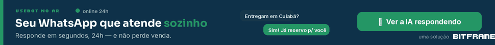 Usebot — seu WhatsApp que atende sozinho, 24h