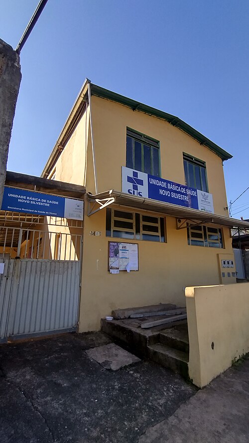 Fachada de Unidade Básica de Saúde