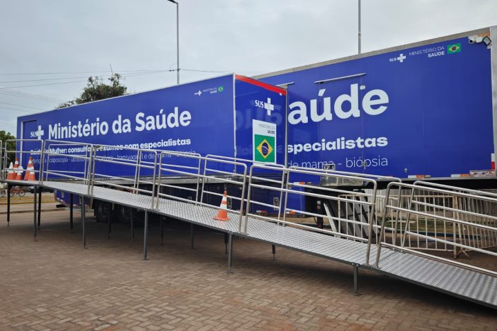 Carreta da Mulher fica em Cáceres até 18 de setembro, mas atendimento é só por regulação prévia