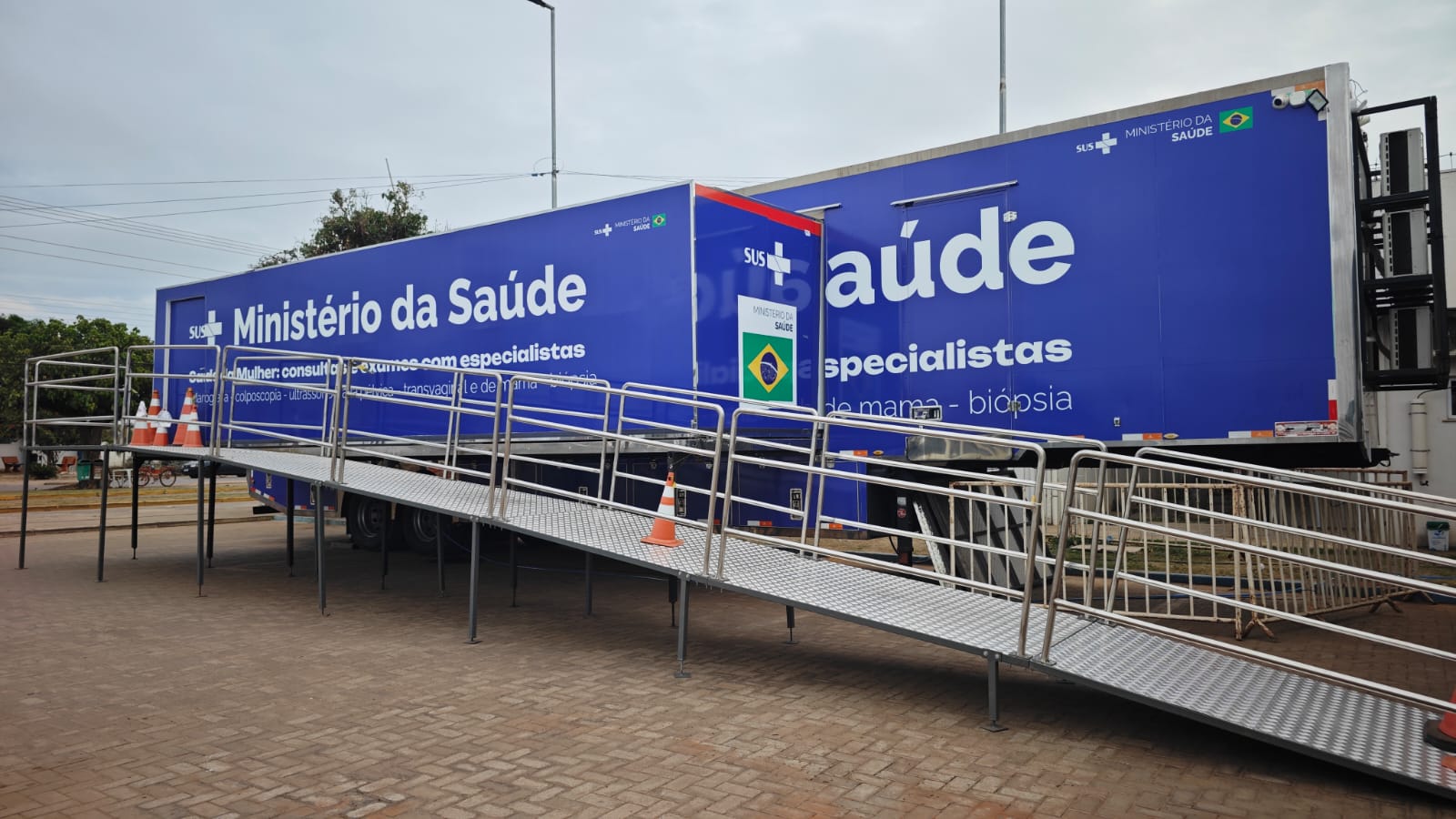 Carreta da Mulher fica em Cáceres até 18 de setembro, mas atendimento é só por regulação prévia