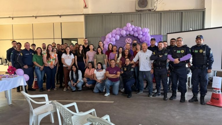 Guarda Municipal e agentes de trânsito de Sinop recebem formação do Agosto Lilás