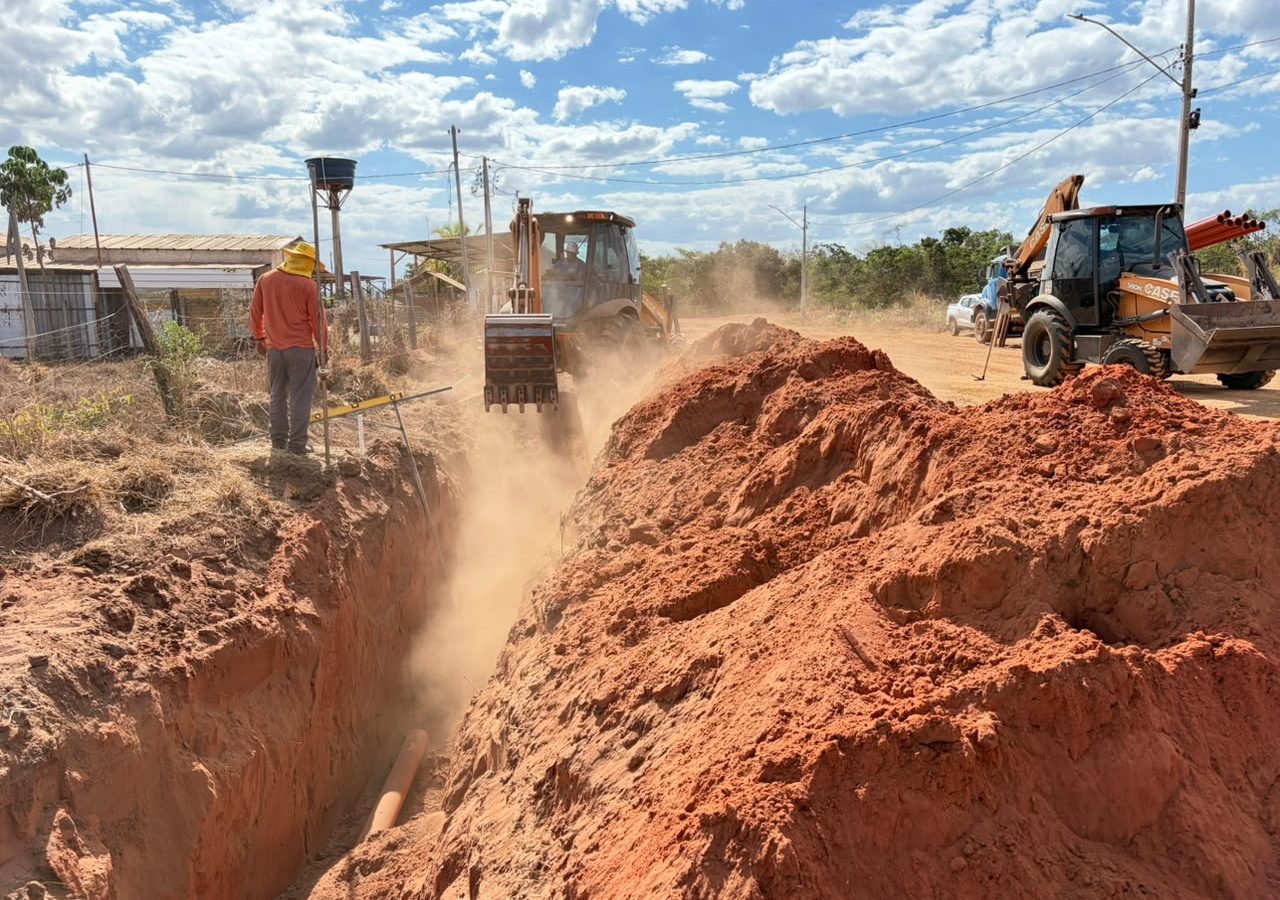 Prefeitura inicia obra de saneamento no Distrito Industrial de Barra do Garças