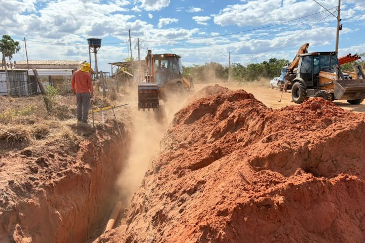 Prefeitura inicia obra de saneamento no Distrito Industrial de Barra do Garças