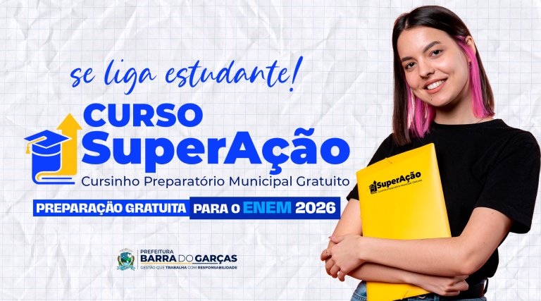 Barra do Garças abre inscrições do cursinho gratuito para o Enem em 31 de agosto