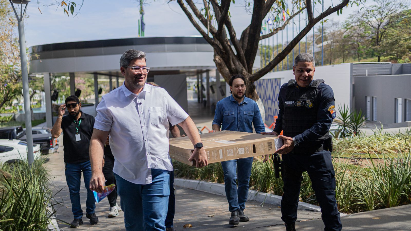 Empresários doam monitores e Parque das Águas passa a ter monitoramento por 34 câmeras
