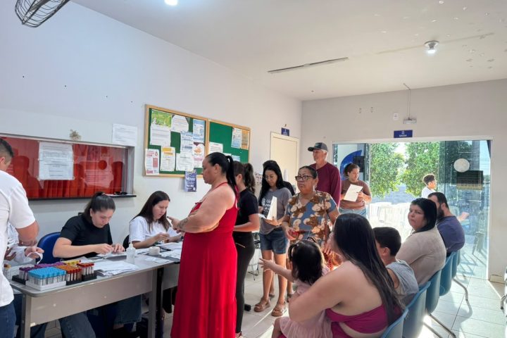 Vira Saúde realiza novo mutirão de sábado e oferta 2.800 exames laboratoriais em Primavera do Leste