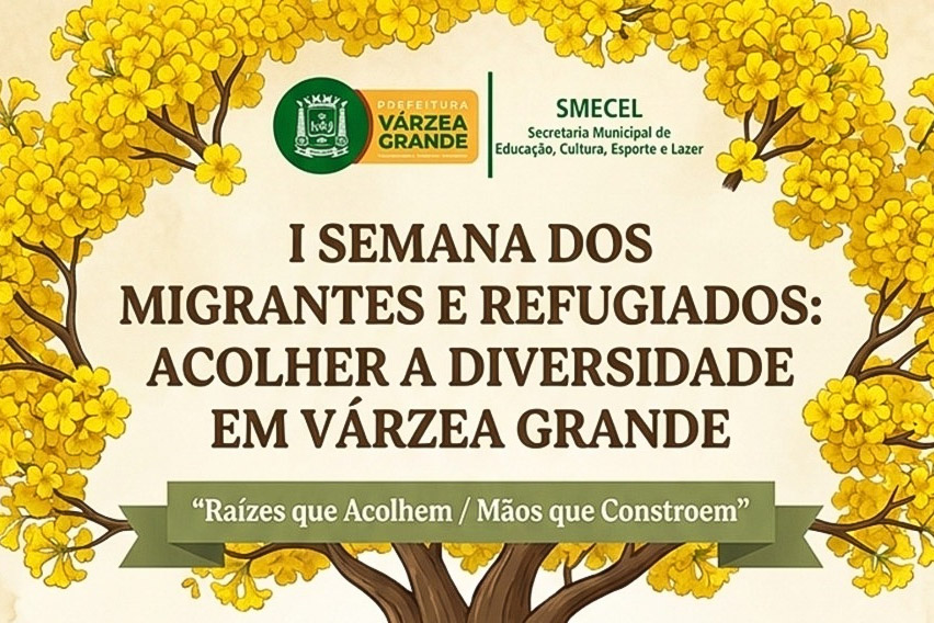 Escolas de Várzea Grande recebem Semana do Imigrante e do Refugiado de 26 a 28 de agosto