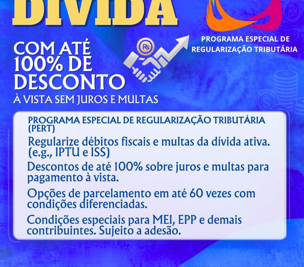 Tangará da Serra oferece até 100% de desconto em juros e multas e parcelamento em 60 vezes até dezembro