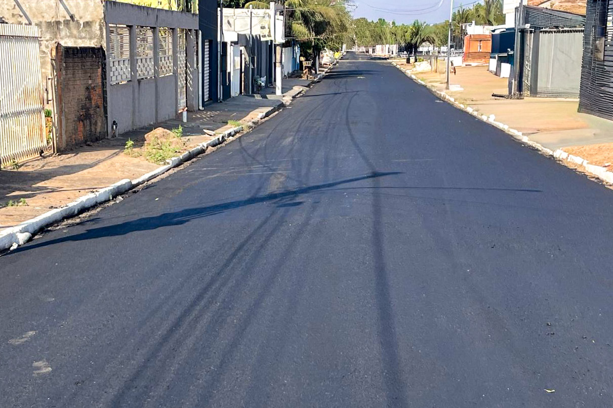 Recapeamento do Jardim Maringá chega a 85% e deve ser concluído em cinco dias, diz Prefeitura de Várzea Grande