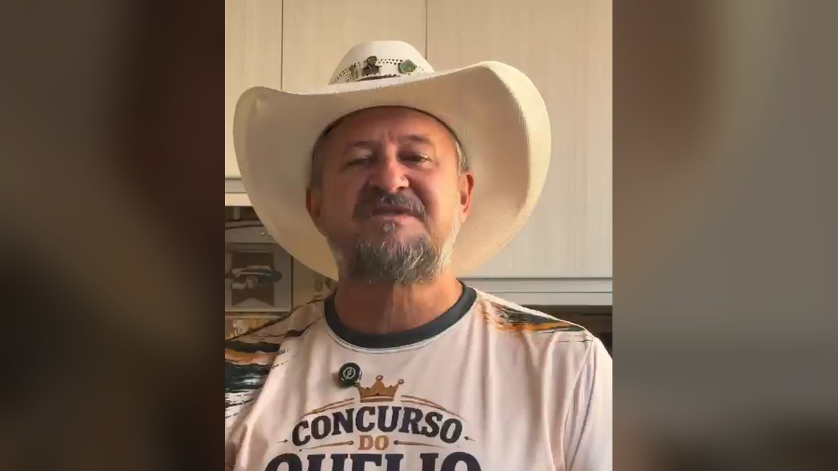 O deputado estadual Gilberto Cattani fala em vídeo publicado em suas redes sociais