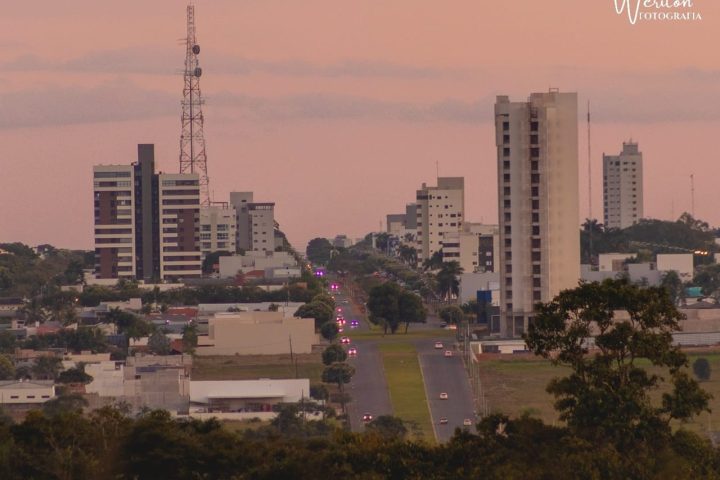 Vista de Sorriso, em Mato Grosso