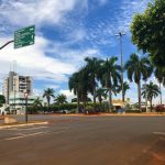Área central de Tangará da Serra, onde foi inaugurado o Centro Municipal de Educação Especial