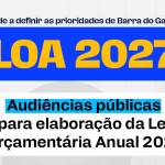 Segunda audiência da LOA 2027 de Barra do Garças será nesta quarta no bairro Santo Antônio