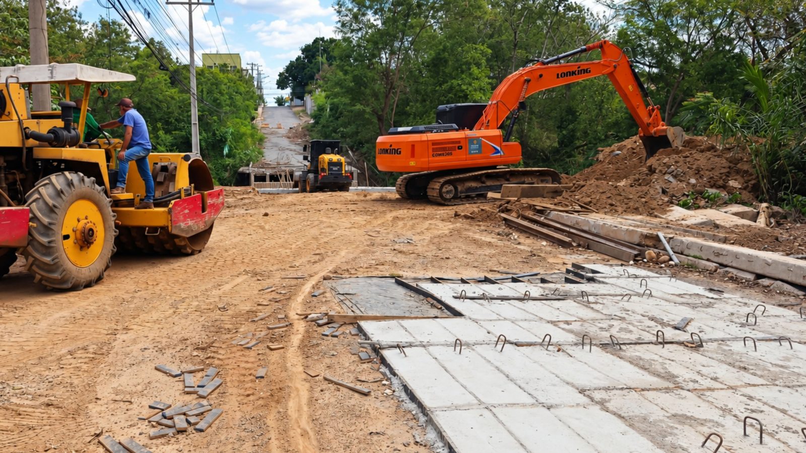 Reconstrução da ponte do Boa Esperança chega a 75% e Prefeitura prevê liberação em 45 dias