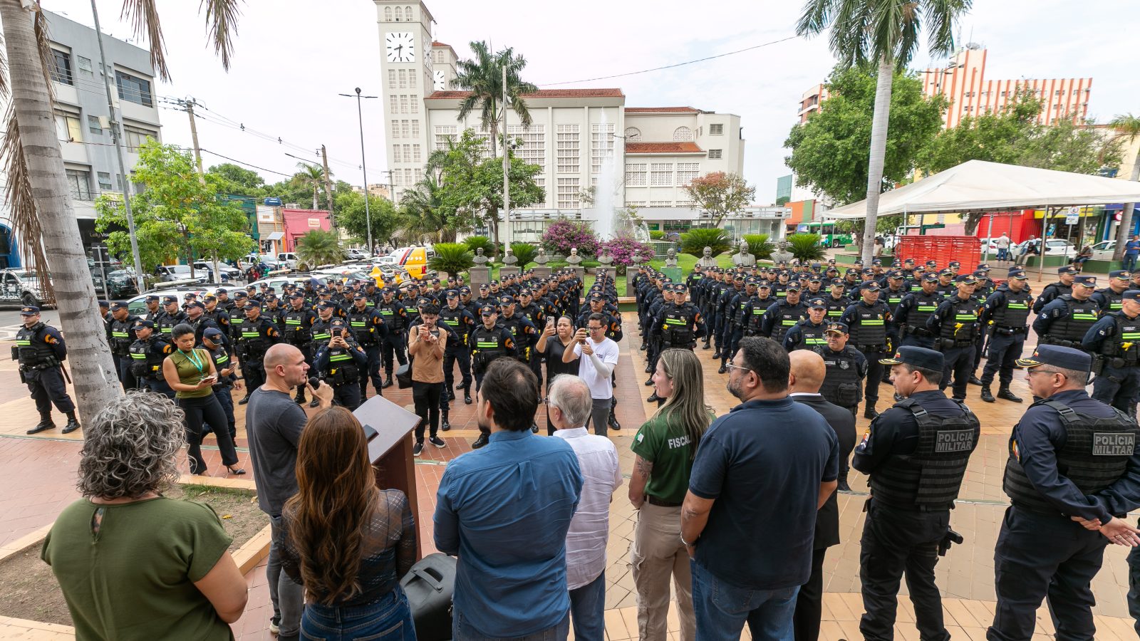 PM lança 9ª edição da Operação Centro Seguro em Cuiabá com 367 alunos-soldados e cadetes até 1º de outubro
