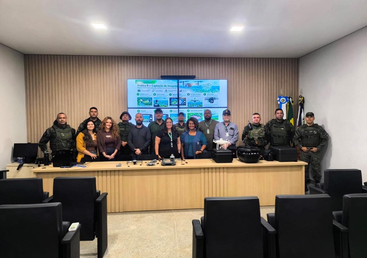Equipe ambiental de Cuiabá passa por capacitação de 10 horas para operar drones no licenciamento