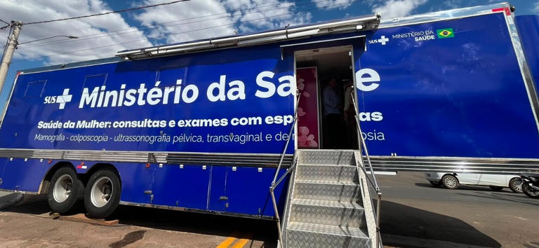 Unidade móvel de saúde da mulher fica um mês em Rondonópolis e atenderá 19 municípios