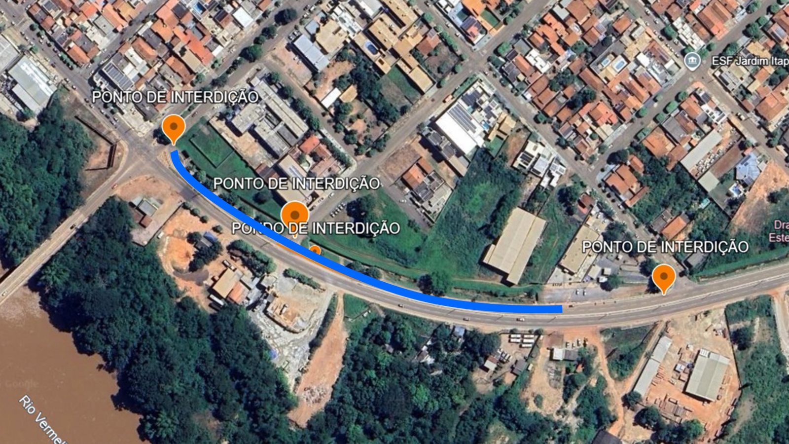 Avenida dos Estudantes tem 20 dias de interdição perto da Lions para o início das obras do viaduto