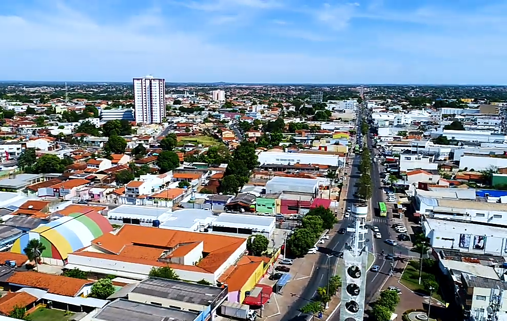 Vista aérea de Várzea Grande