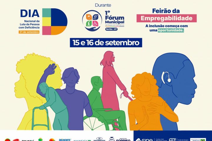 Sorriso terá 1º Fórum da Pessoa com Deficiência com feirão de empregos e oito empresas contratando