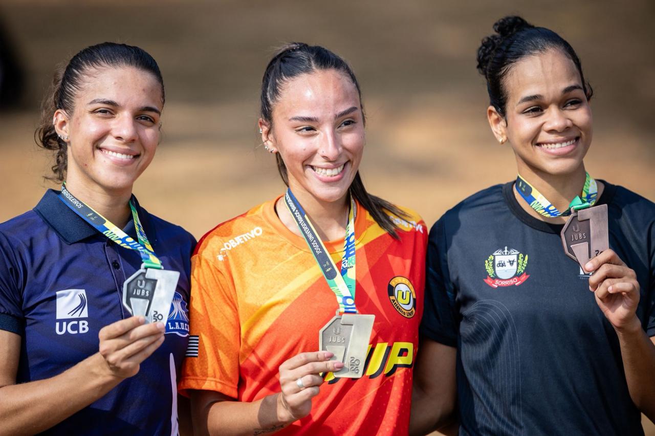 Atletismo de Sorriso volta dos Jogos Universitários com oito medalhas e Isabelle Almeida vence três provas